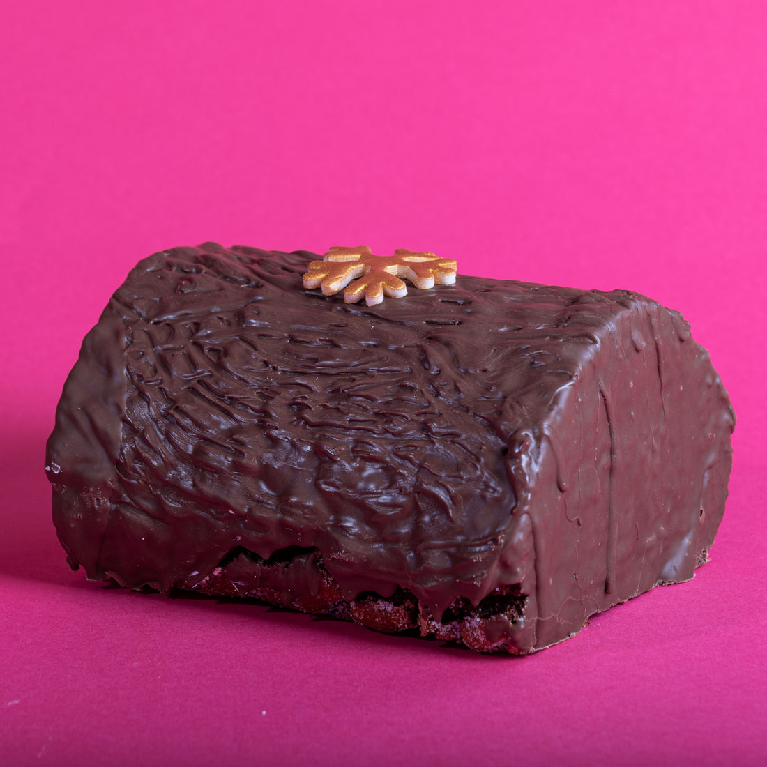 Chocolate Yule Log with Signature Cream (Serves 10-12)