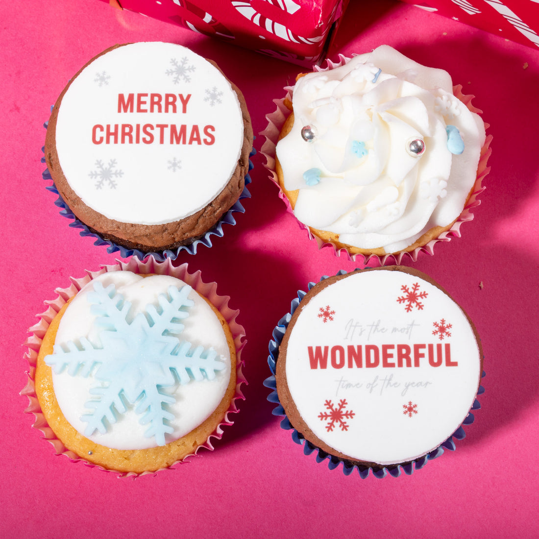 Merry Christmas Muffins 4 Pack