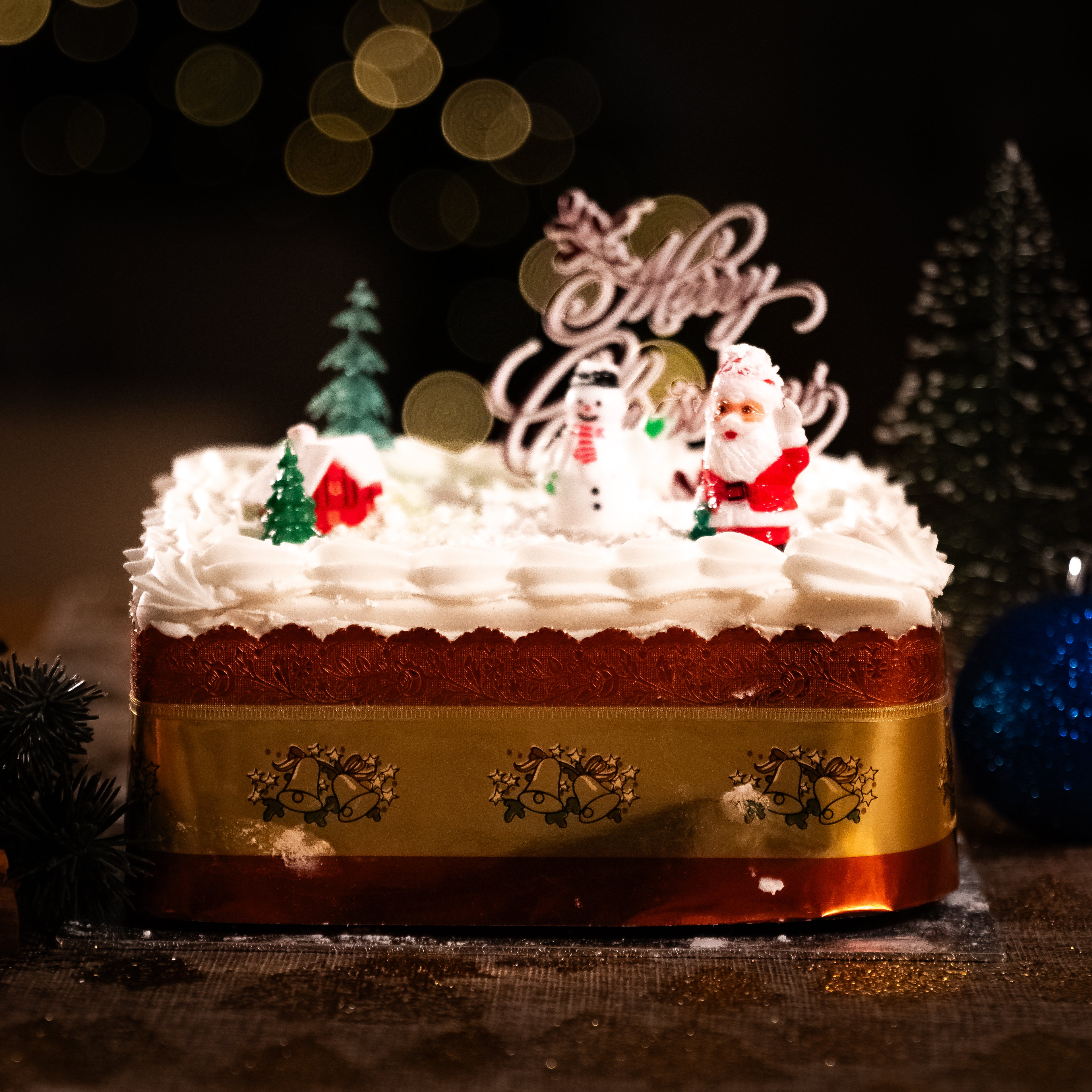 Christmas Cake (Iced & Marzipan Top Only) - Ballymena