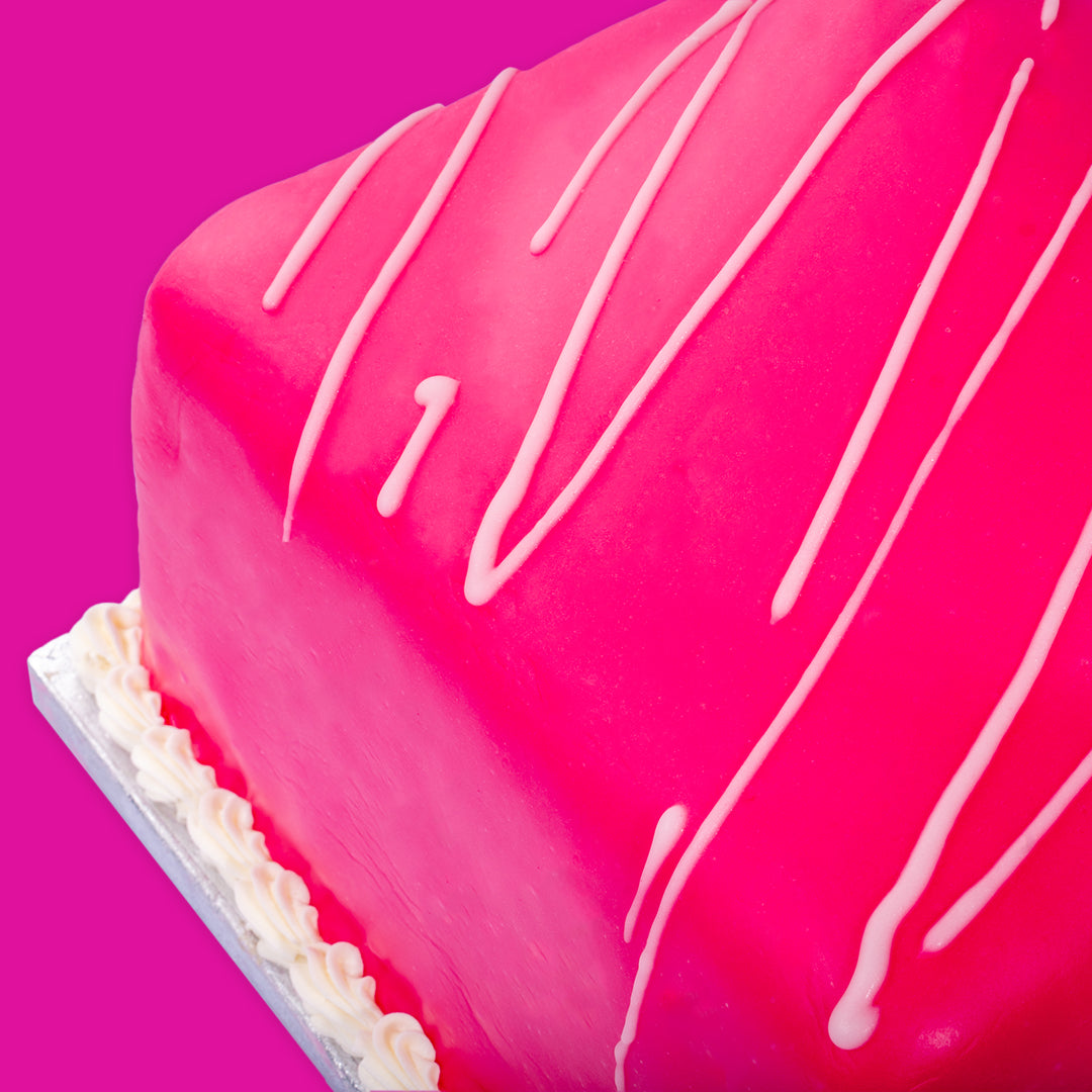 Giant Pink Fancy Cake