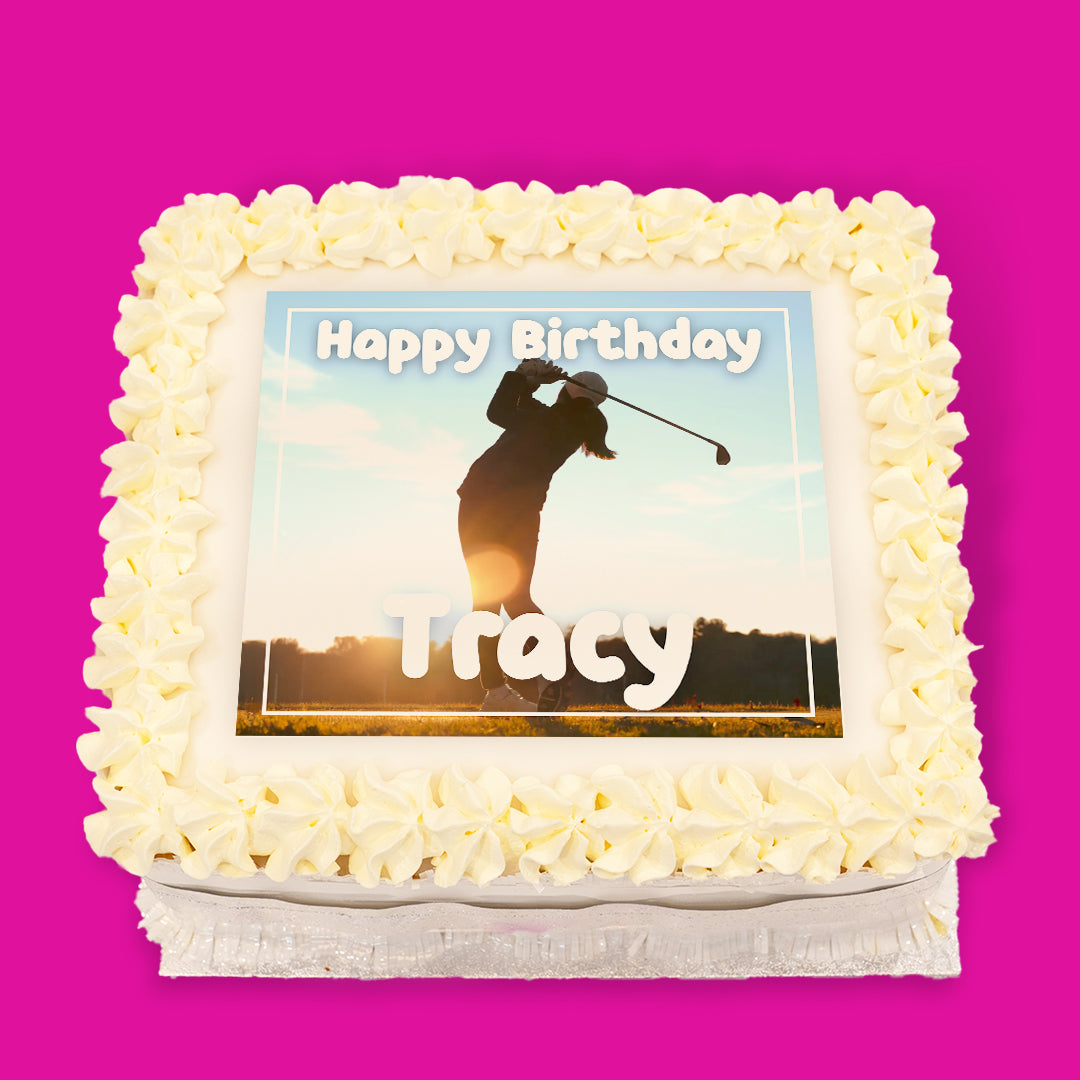 Golf Themed Pre-Designed Cakes