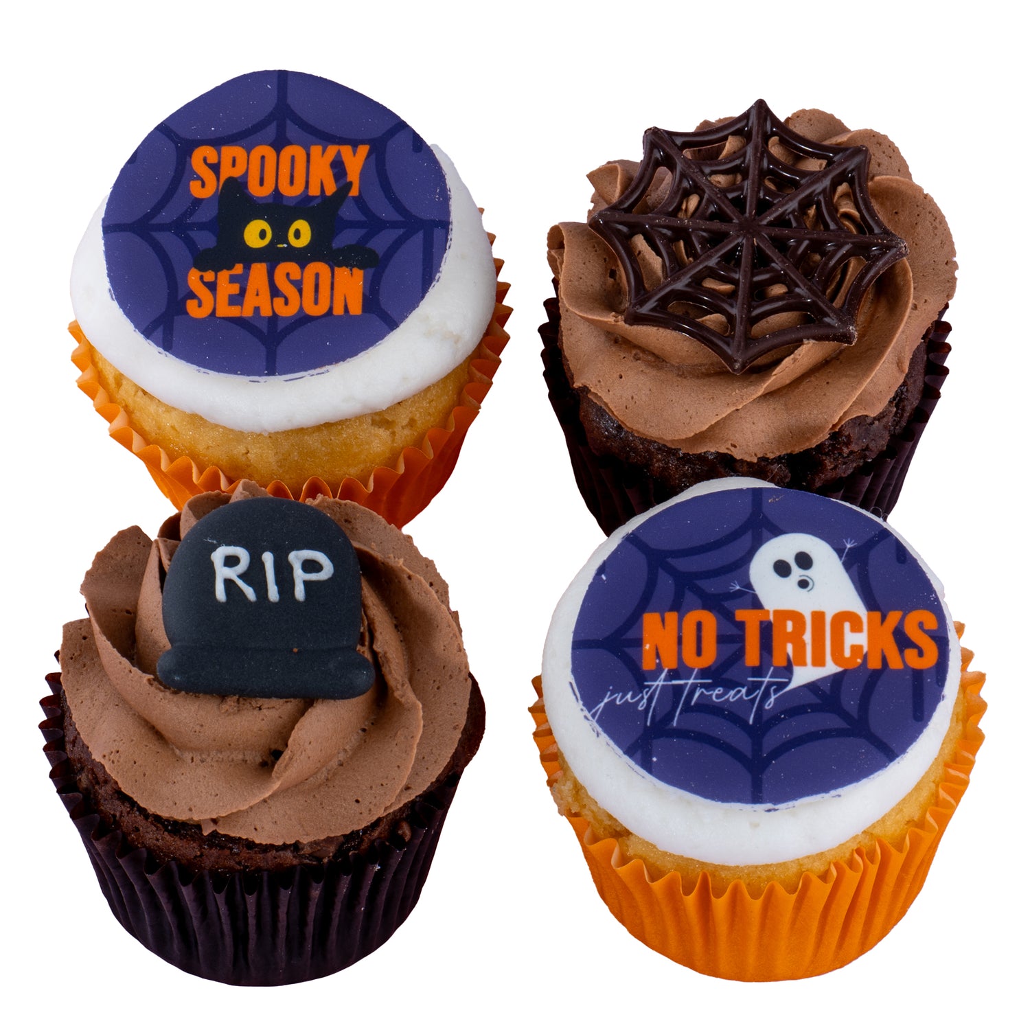 Halloween Themed Muffins 4 Pack