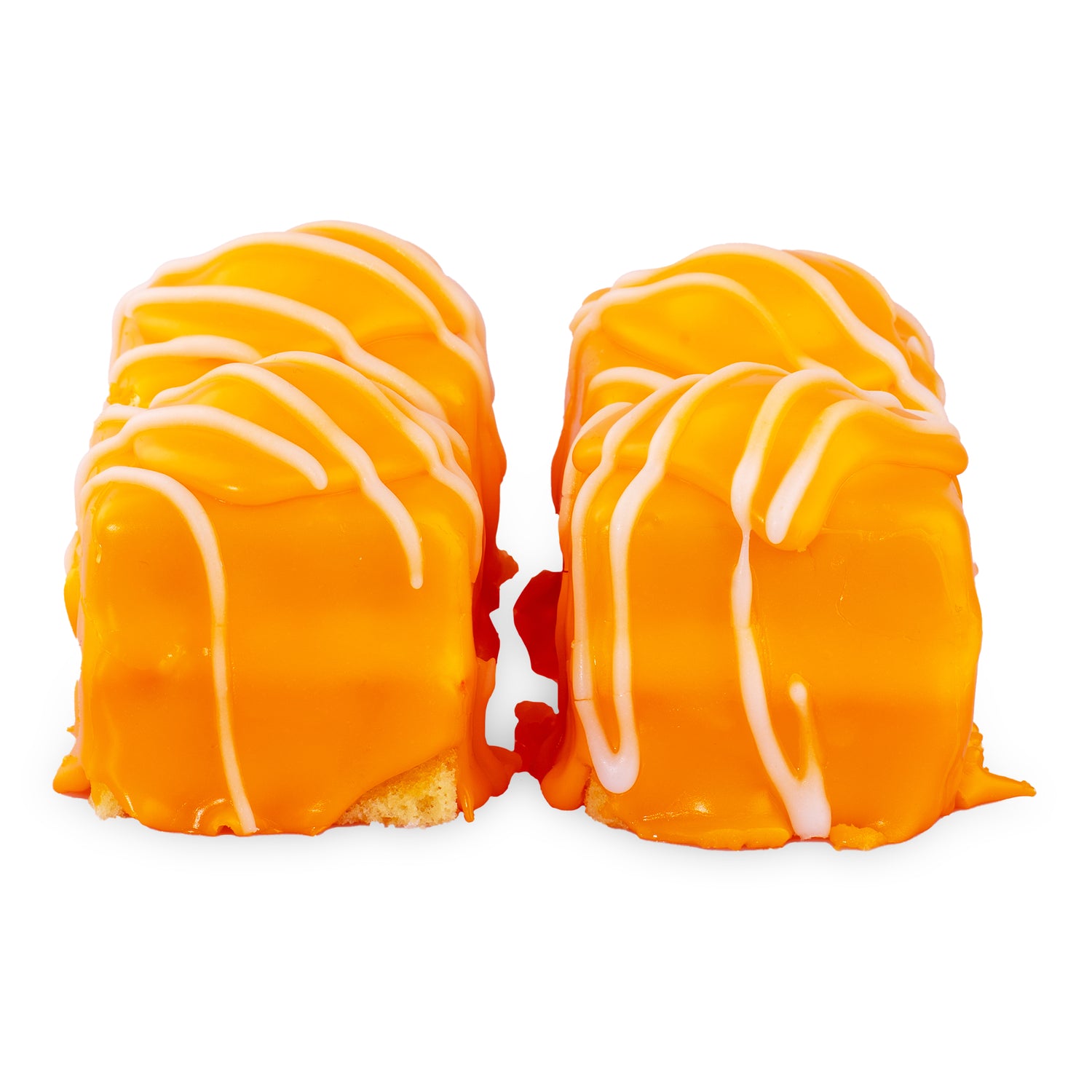 Orange French Fancies 4 Pack
