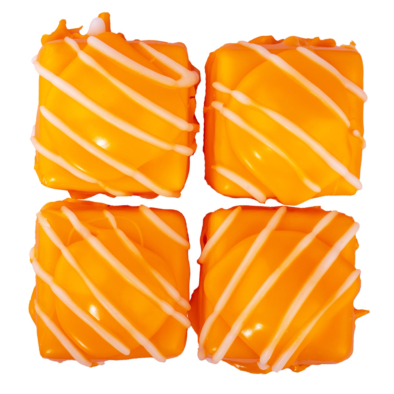 Orange French Fancies 4 Pack