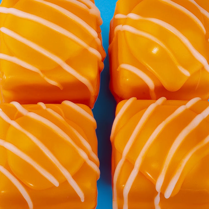 Orange French Fancies 4 Pack