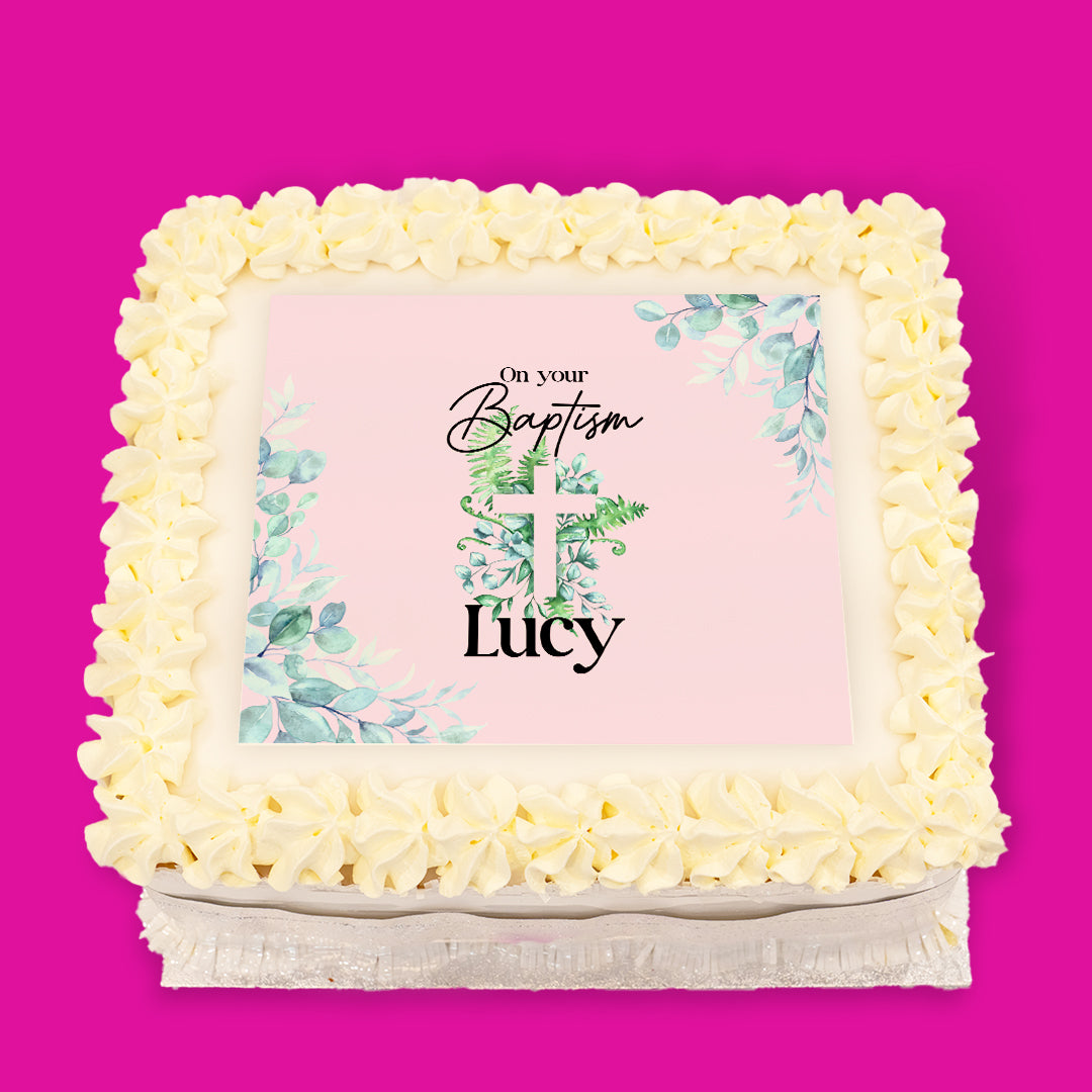 Baptism Pre-Designed Cakes