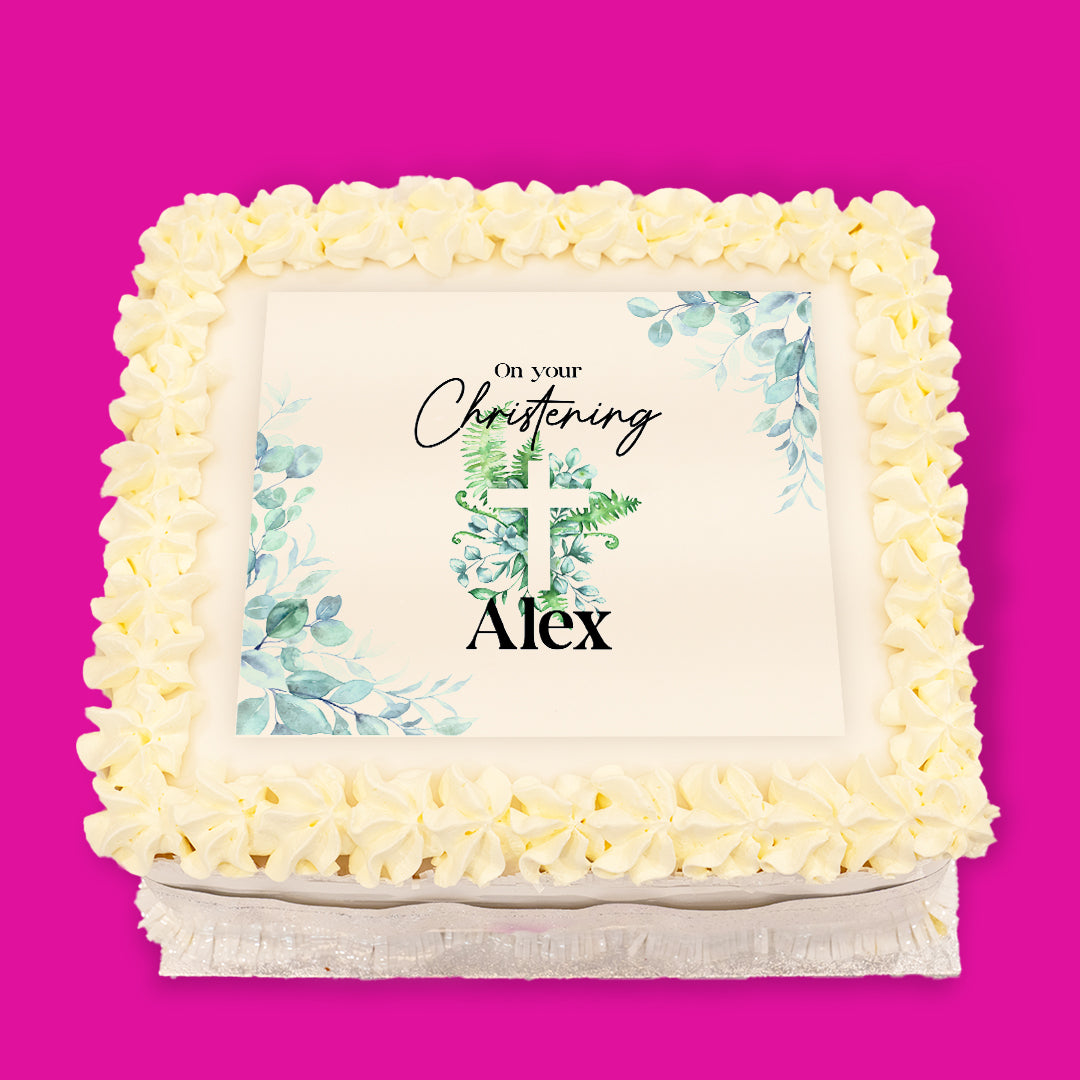 Christening Pre-Designed Cakes