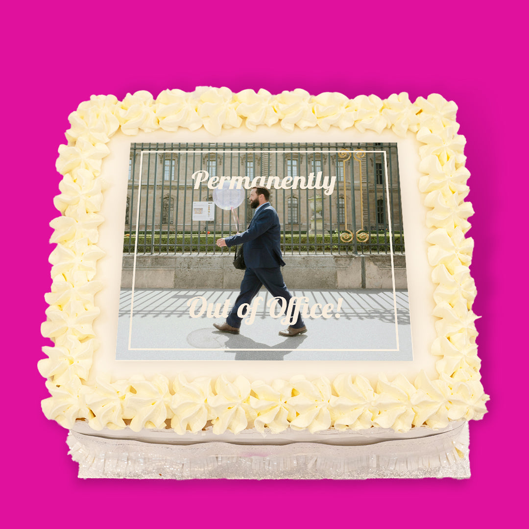 Retirement Pre-Designed Cakes