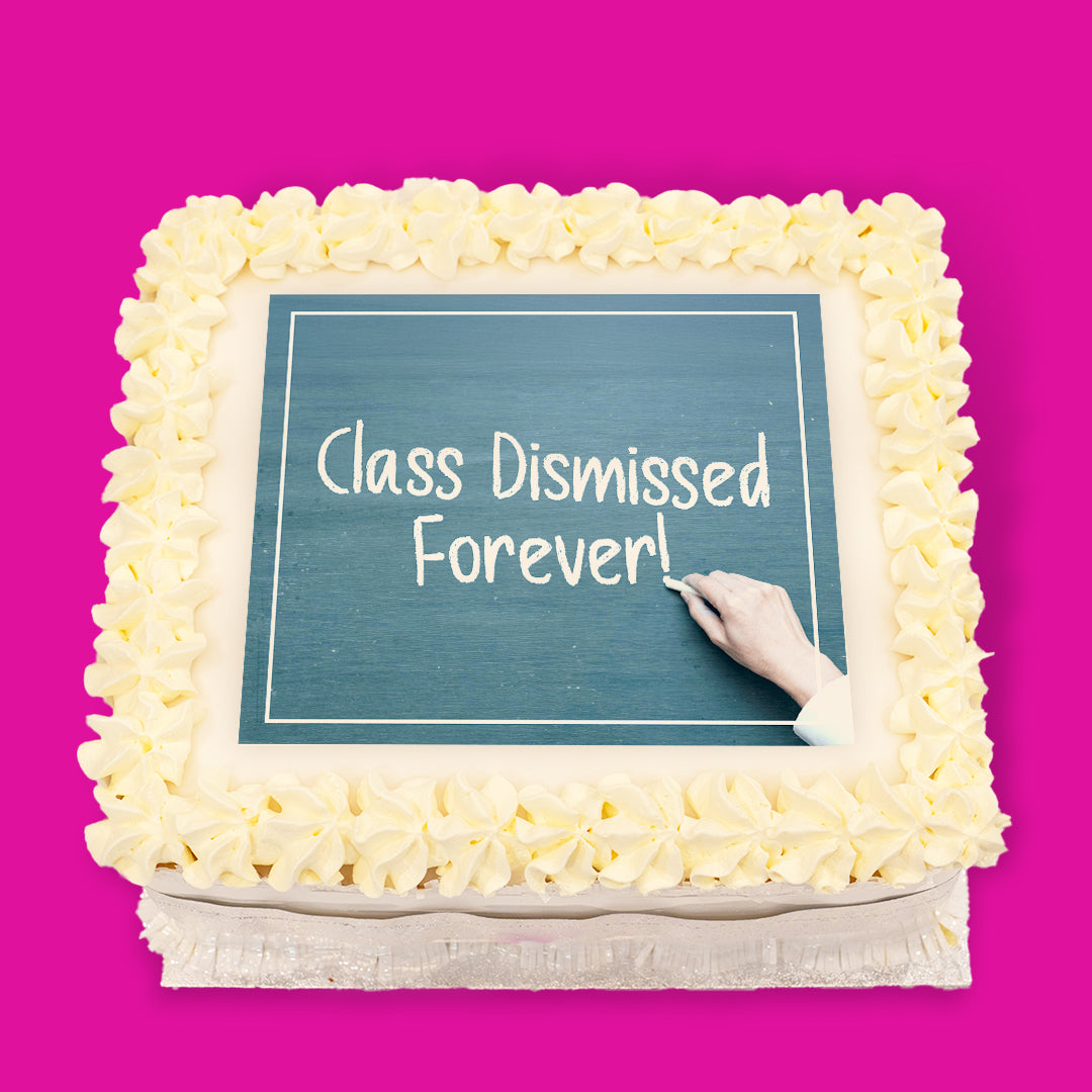 Retirement Pre-Designed Cakes