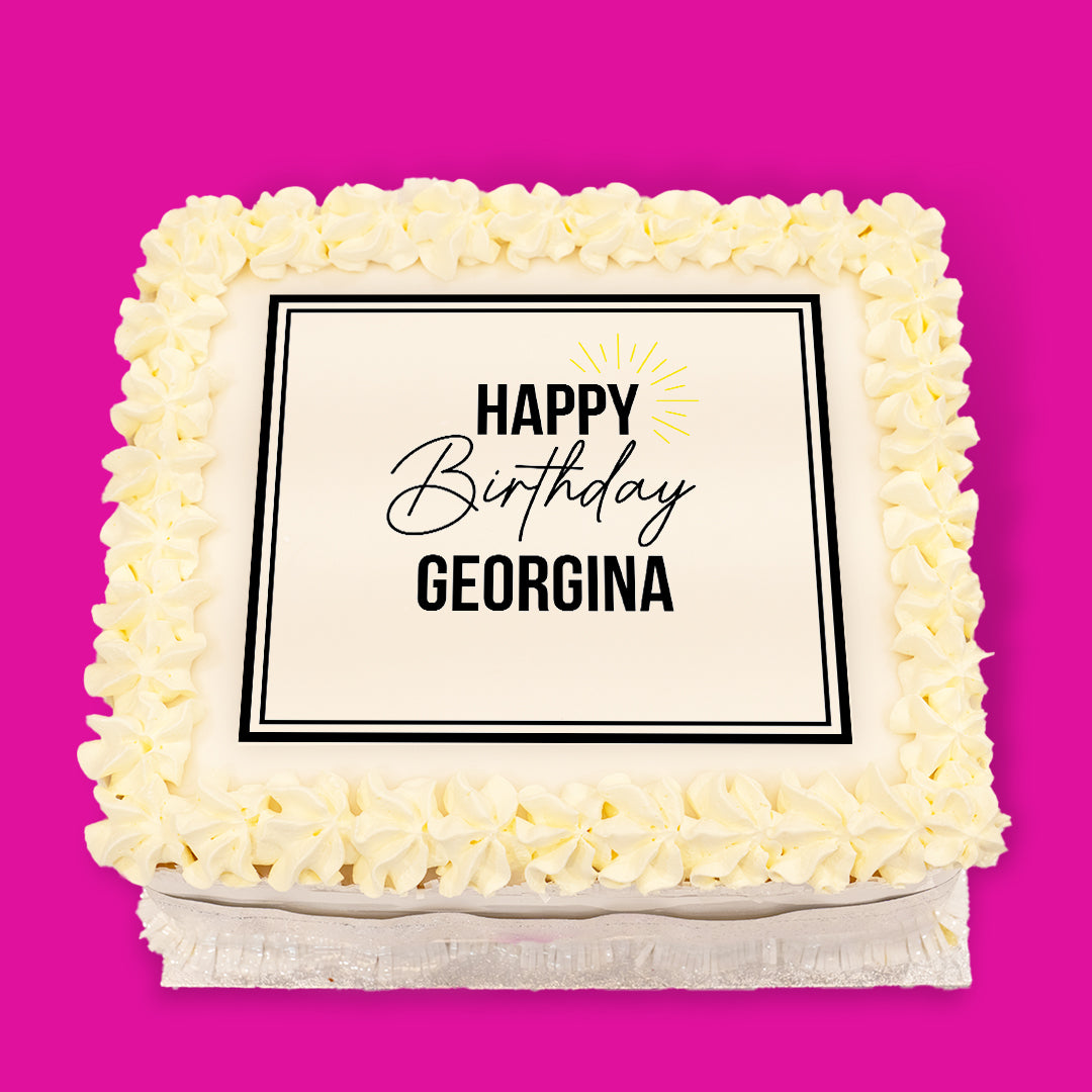 Birthday Pre-Designed Cakes