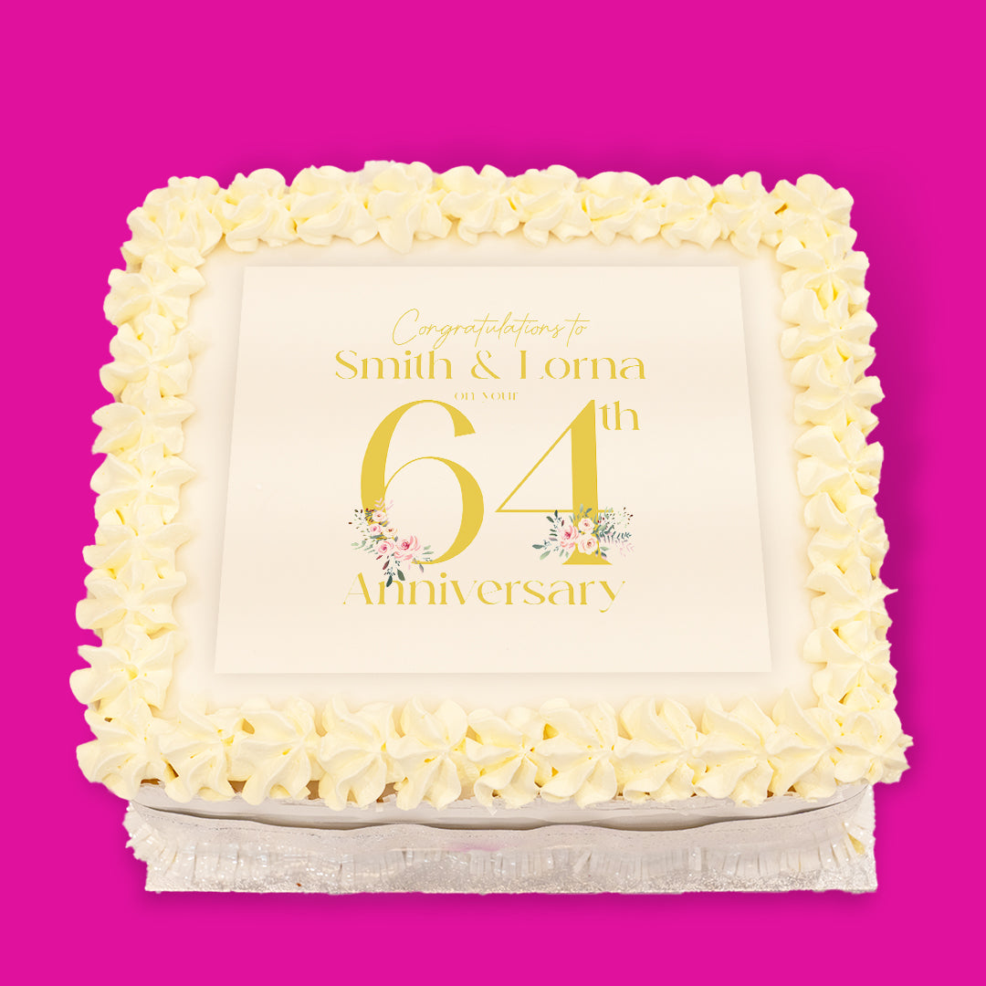 Anniversary Pre-Designed Cakes
