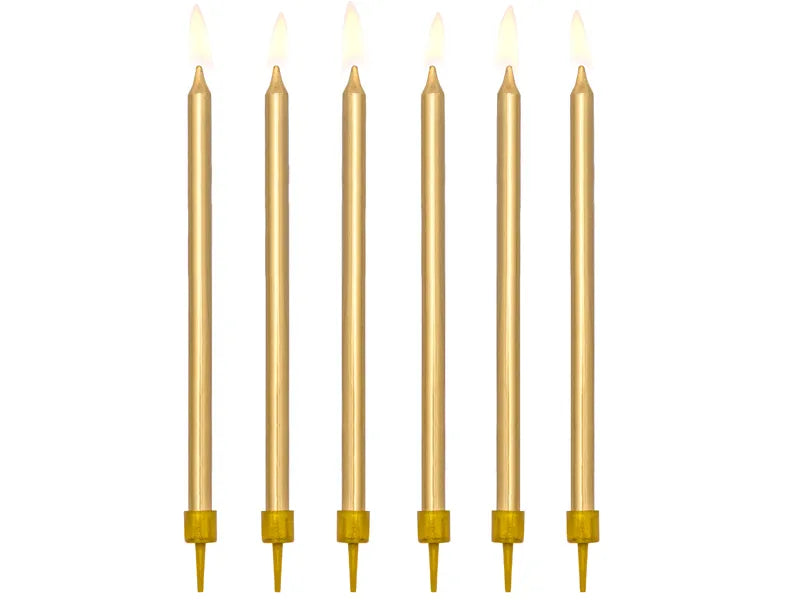 Long Birthday Candles - 12 Pack