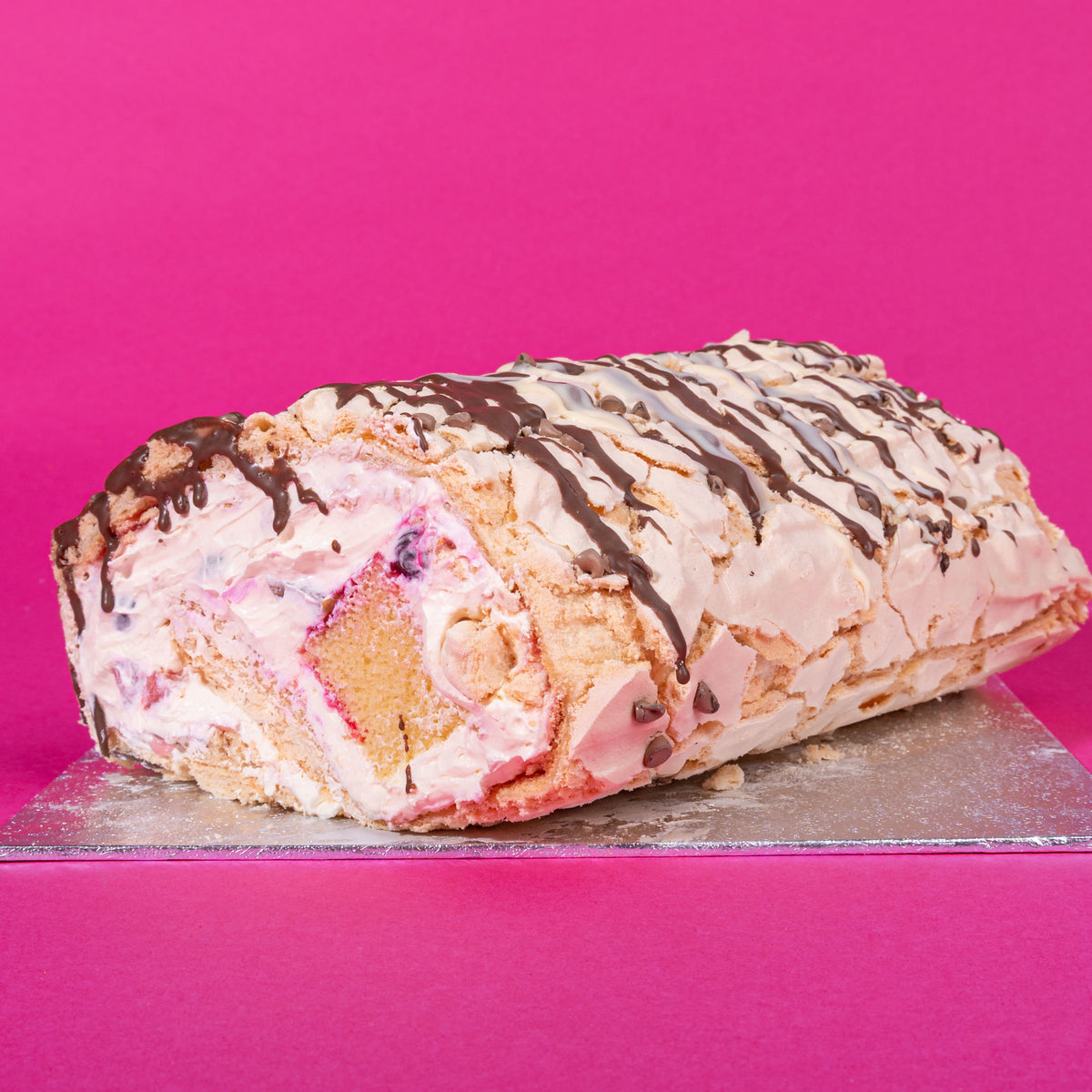 Roulade with Signature Cream &amp; Seasonal Fruits (Serves 6-8)
