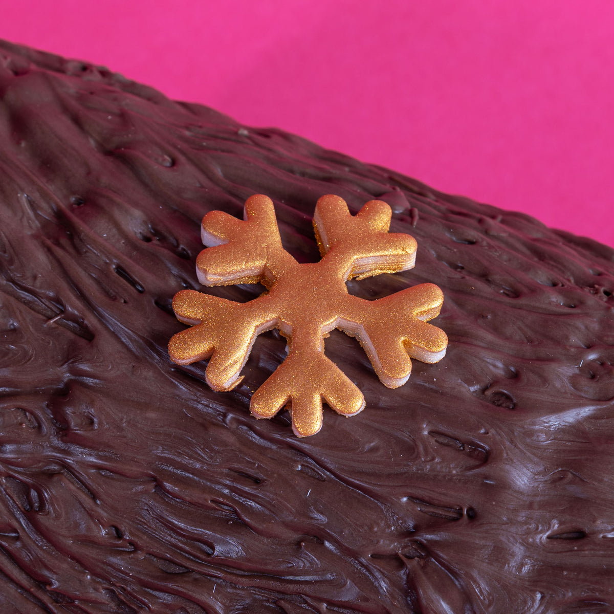 Chocolate Yule Log with Signature Cream (Serves 10-12)