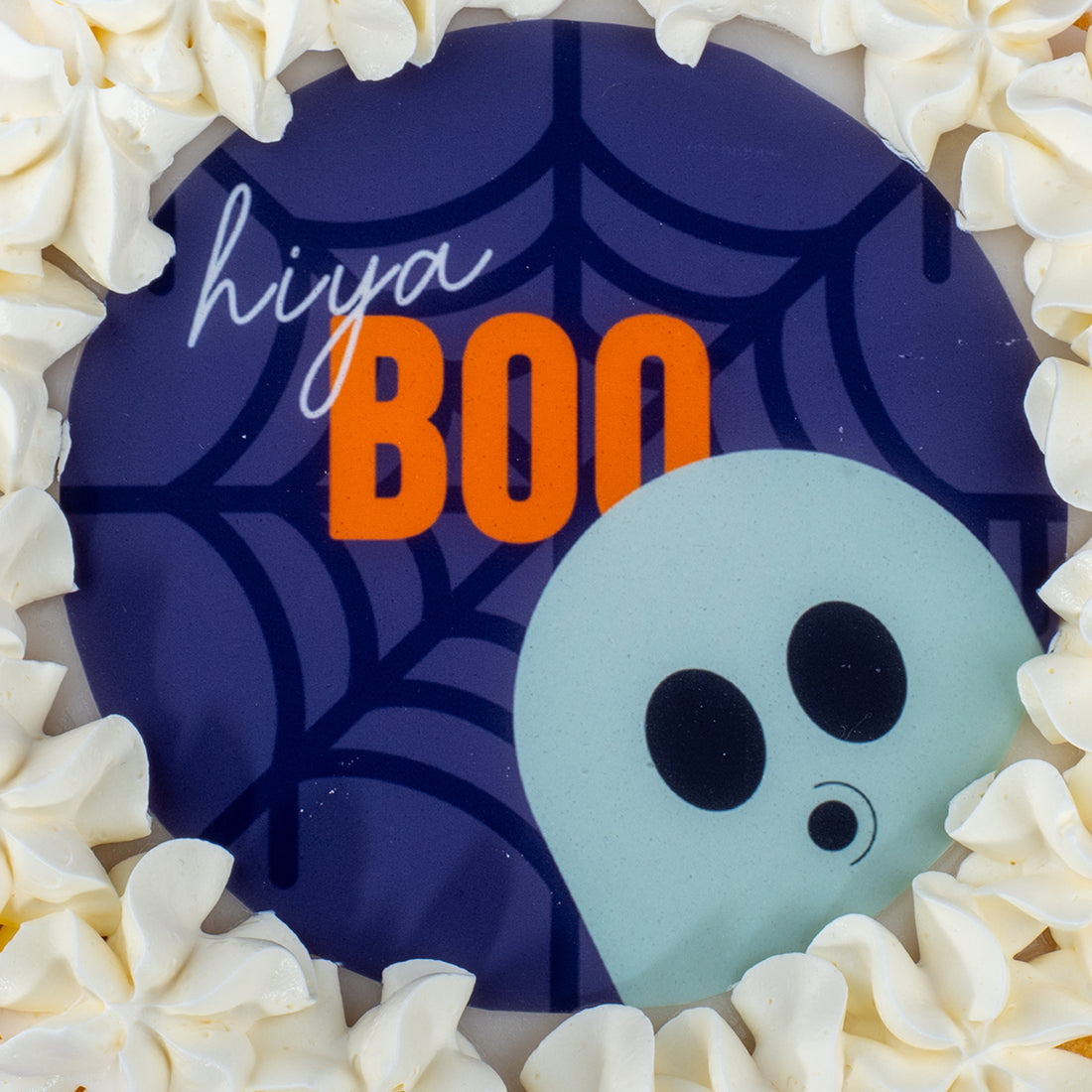 Hiya Boo Halloween Small Round Cake