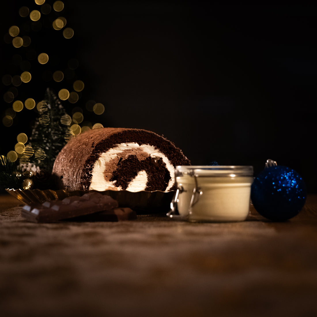 Chocolate Swiss Roll with Dairylite Cream - Ballymena