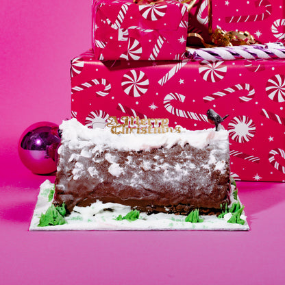 Chocolate Yule Log with Dairylite Cream