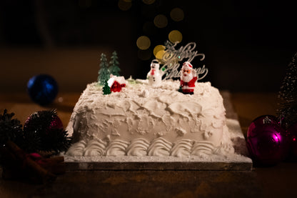 Christmas Cake (Iced &amp; Marzipan All Over) - Belfast