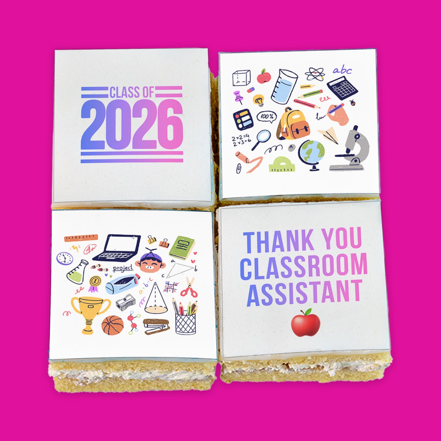 Thank You Classroom Assistant Diamonds 4 Pack