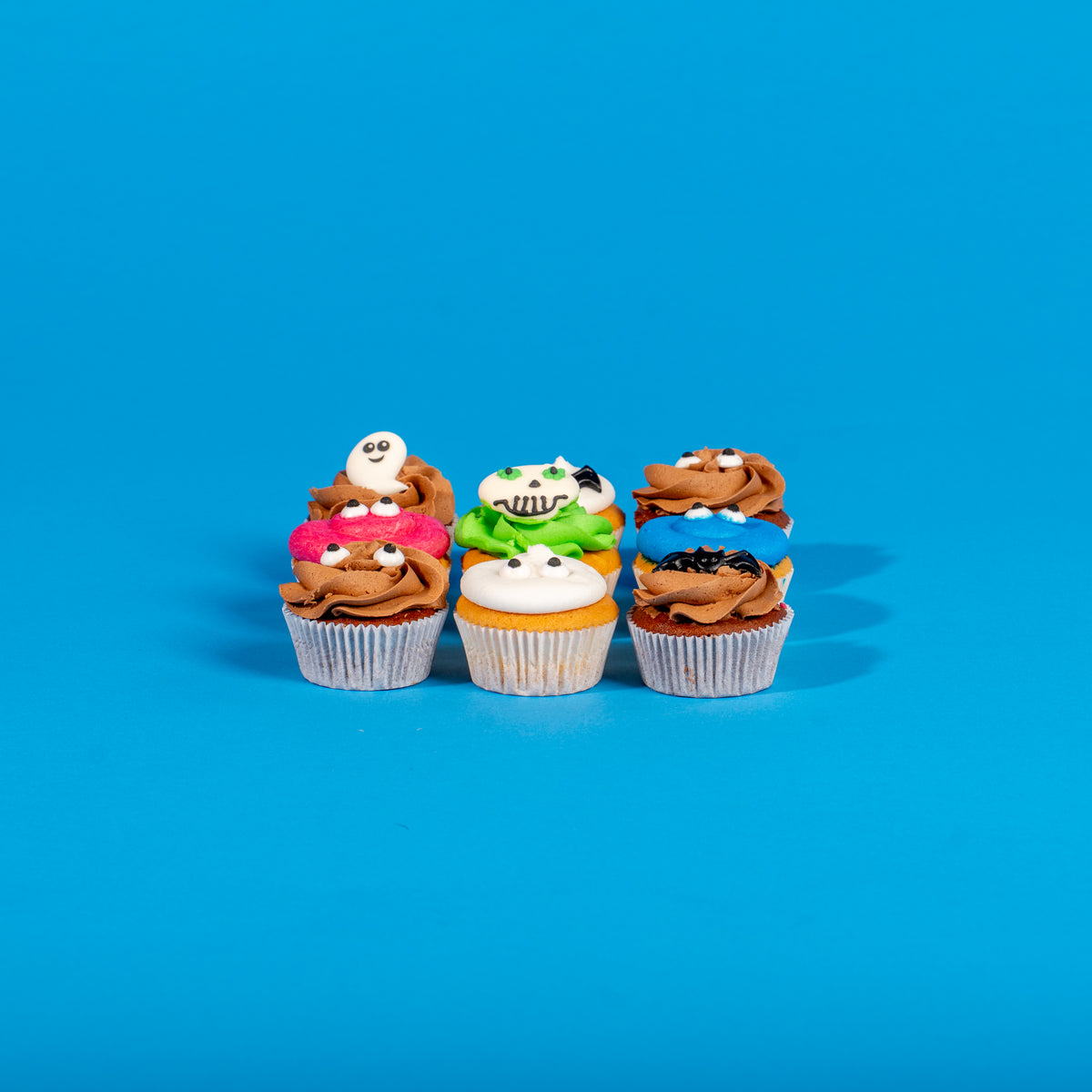 Halloween Themed Mini Cupcakes 9 Pack