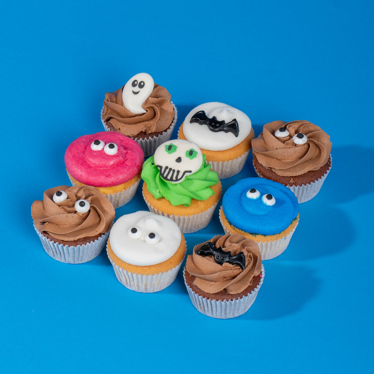 Halloween Themed Mini Cupcakes 9 Pack