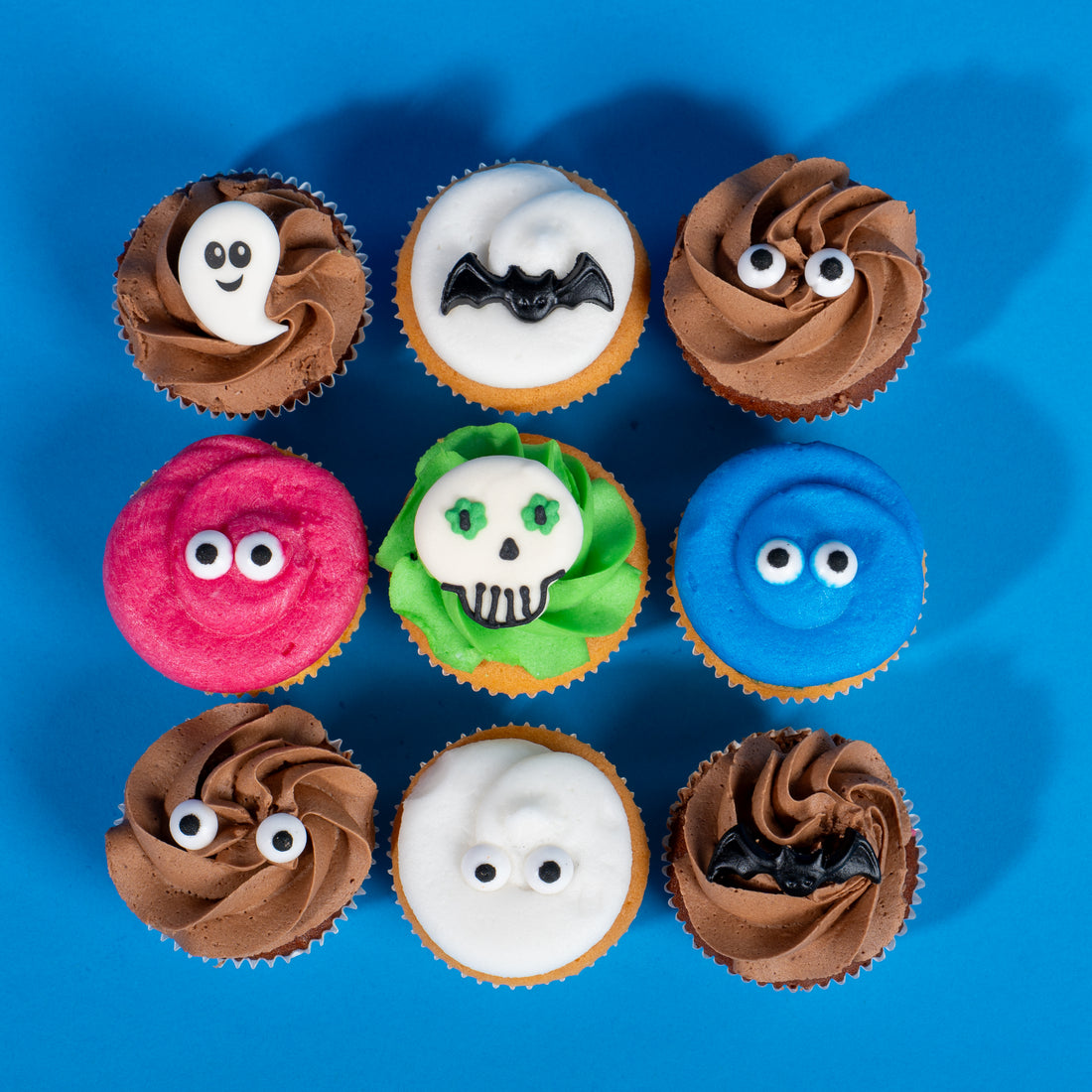 Halloween Themed Mini Cupcakes 9 Pack