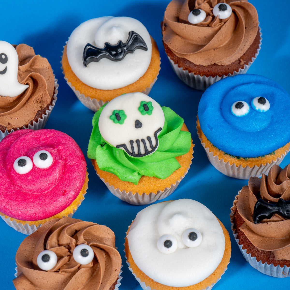 Halloween Themed Mini Cupcakes 9 Pack