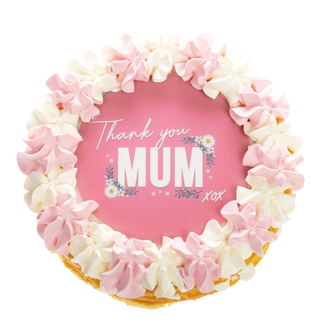 Thank You Mum Small Round Cake
