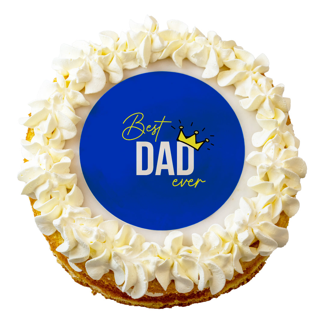 Best Dad Ever Small Round Cake