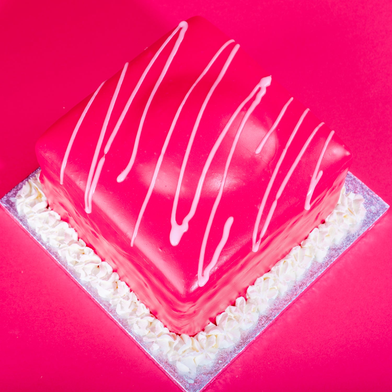 Giant Pink Fancy Cake