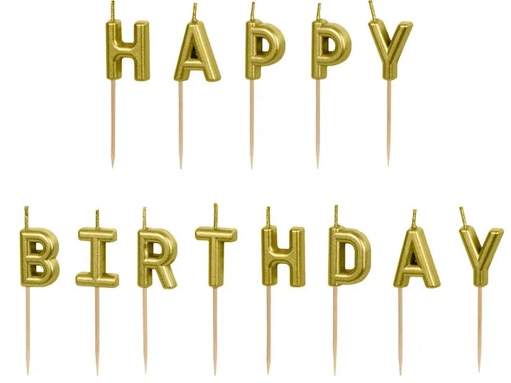 Happy Birthday Candles - 13 Pack