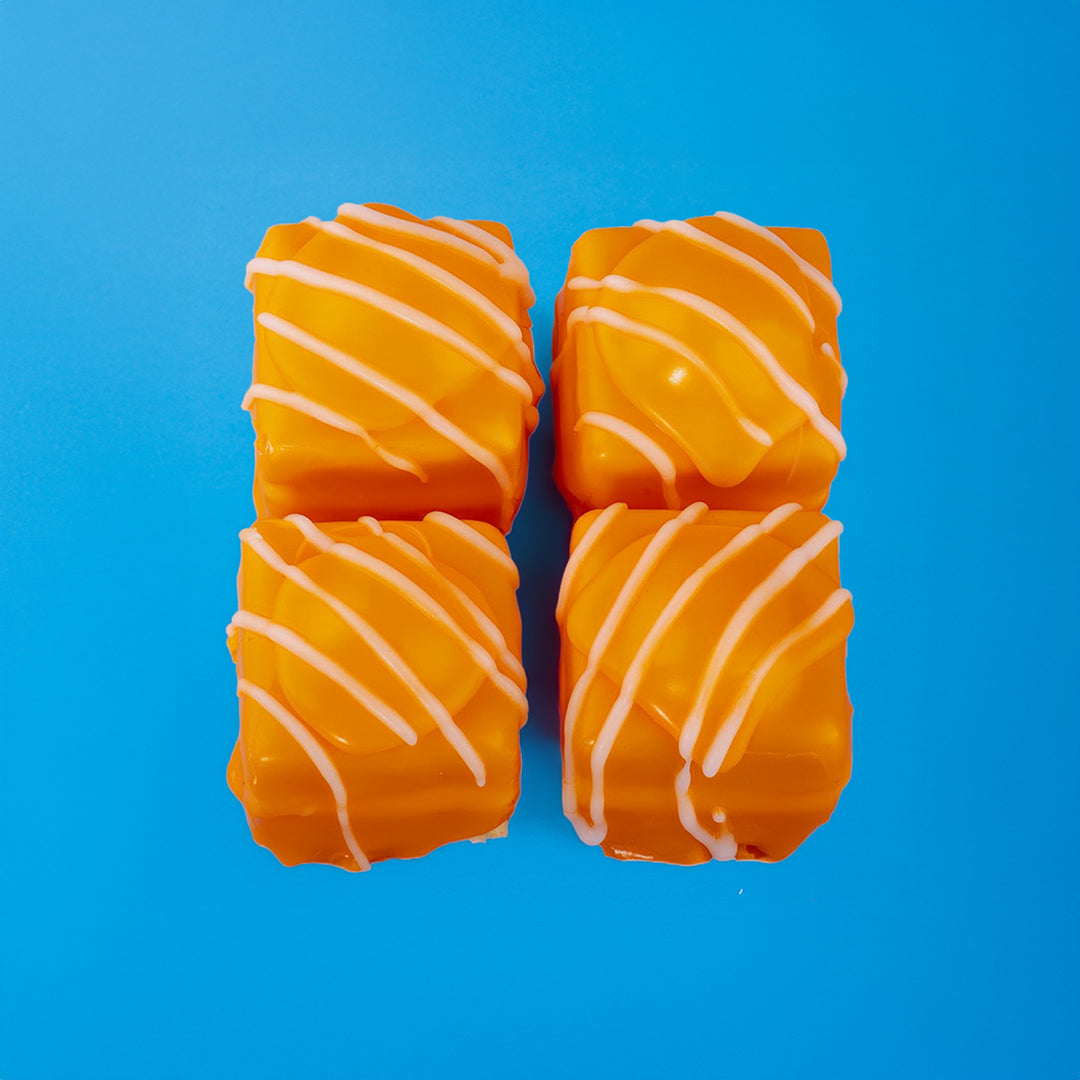 Orange French Fancies 4 Pack