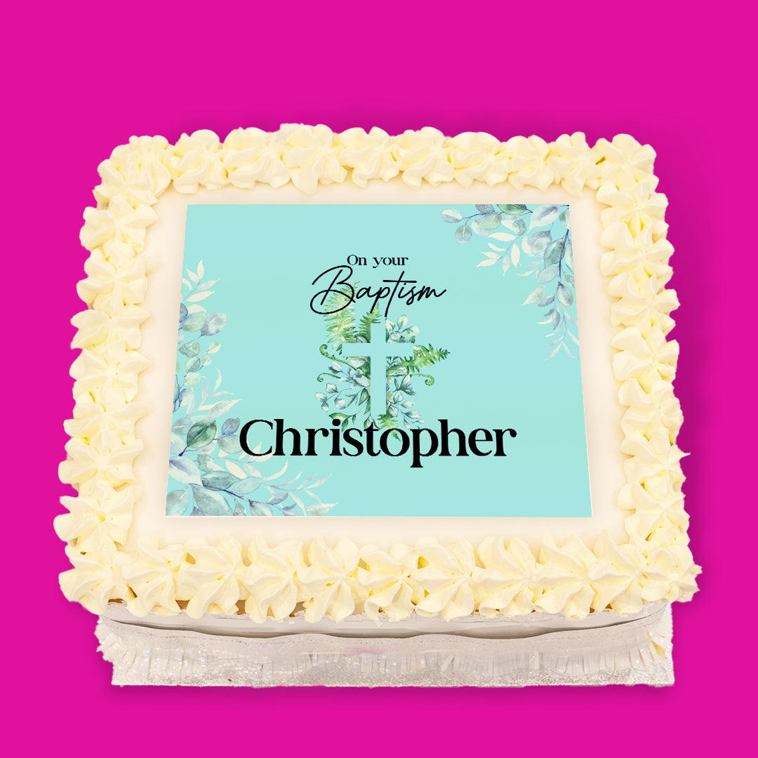 Baptism Pre-Designed Cakes
