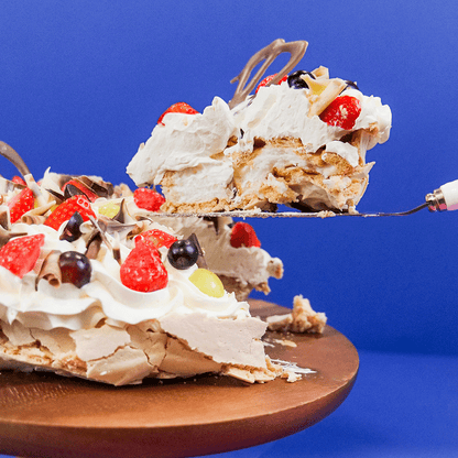 Pavlova with Fresh Cream &amp; Seasonal Fruits - Ballymena