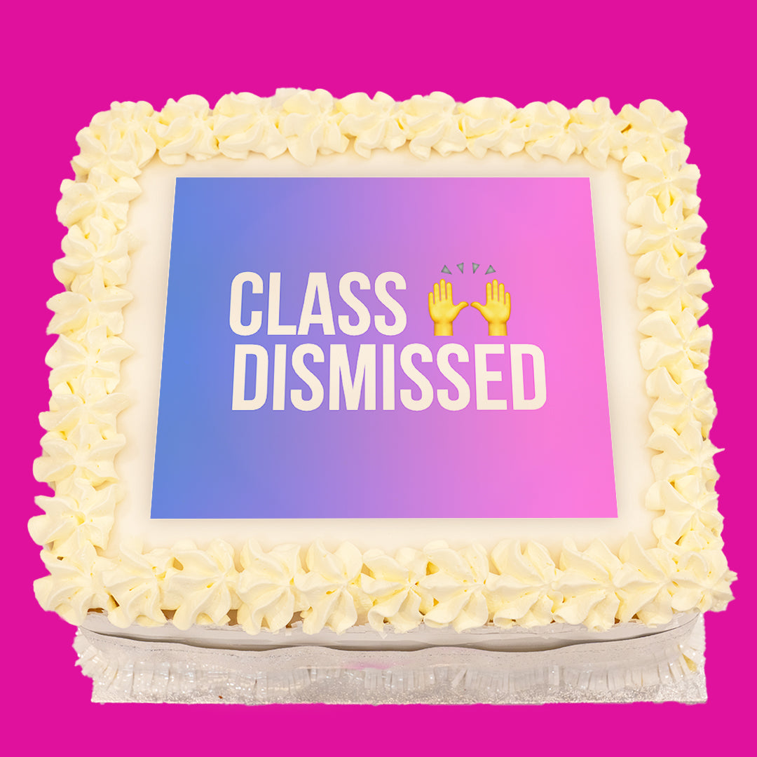 Class Dismissed Cakes