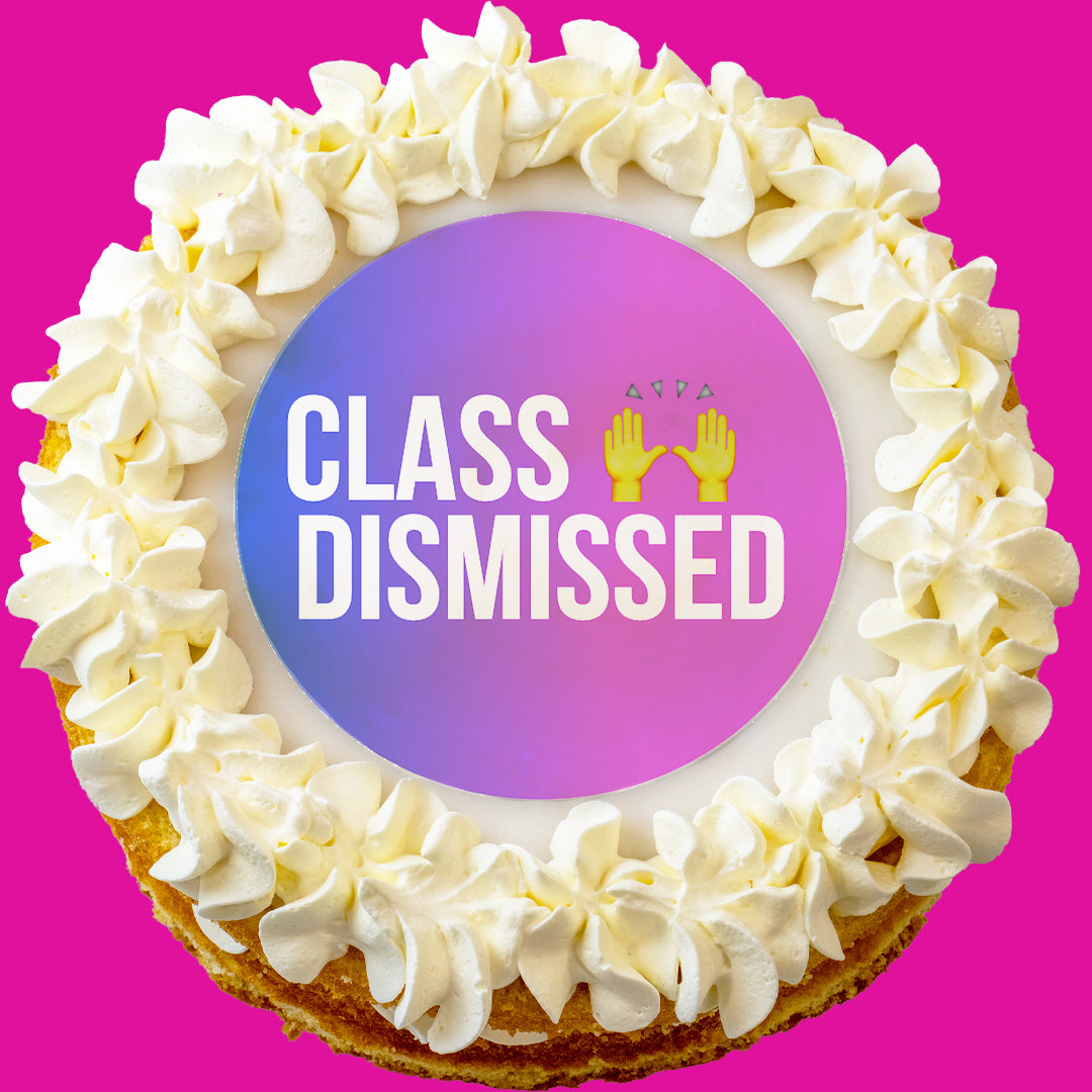 Class Dismissed Cakes