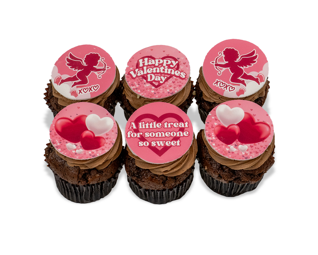 Pink Themed Valentines Cupcakes - Belfast