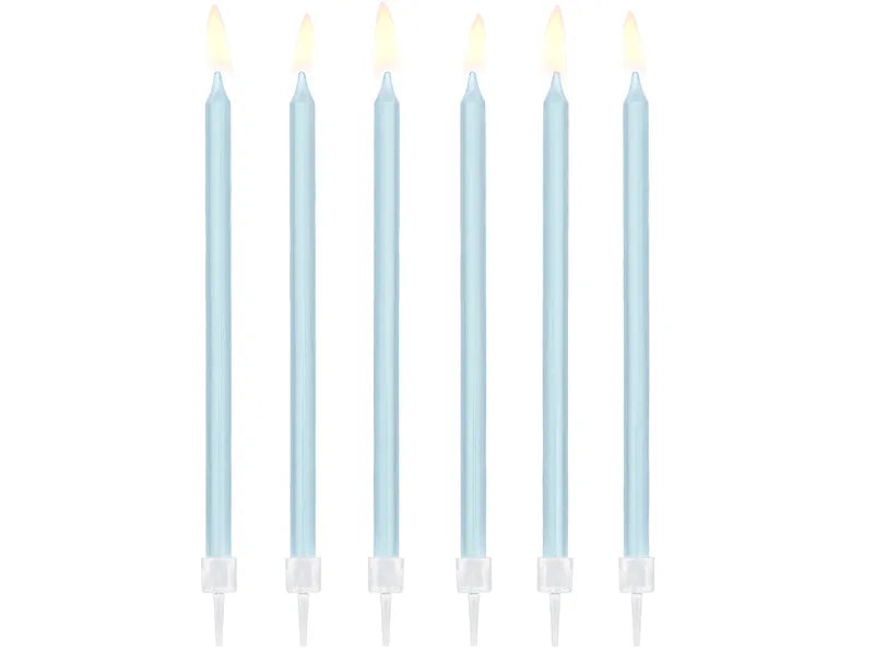 Long Birthday Candles - 12 Pack