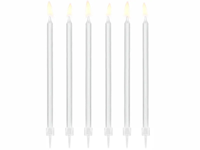 Long Birthday Candles - 12 Pack