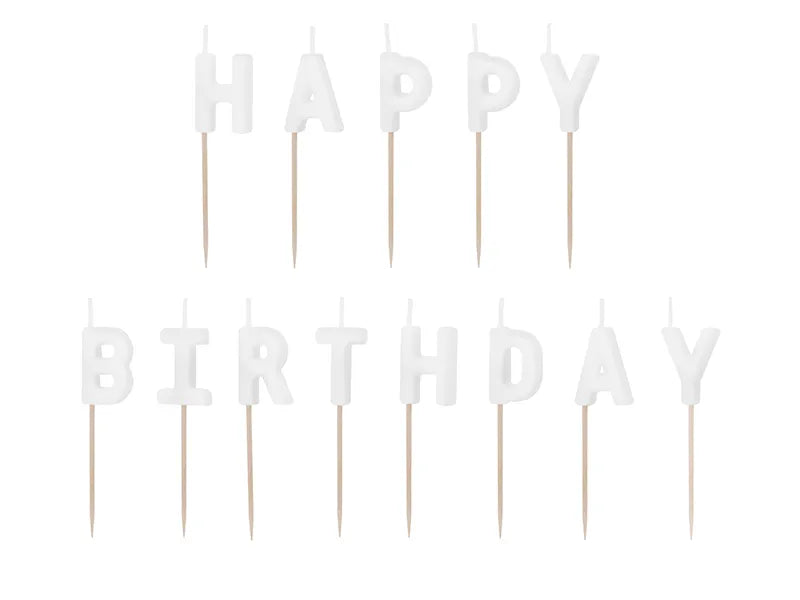 Happy Birthday Candles - 13 Pack