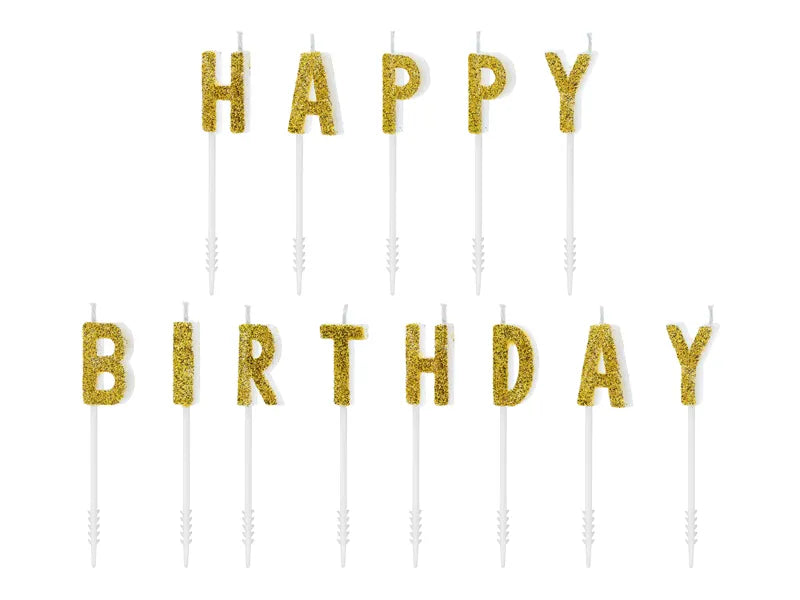 Happy Birthday Candles - 13 Pack
